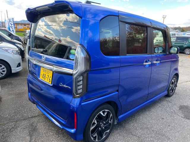 Ｎ－ＢＯＸカスタム Ｇ・ＥＸターボホンダセンシング　ナビＴＶ　バックカメラ　Ｂｌｕｅｔｏｏｔｈ　ＥＴＣ　ホンダセンシング　両側パワースライド　ハーフレザーシート（4枚目）