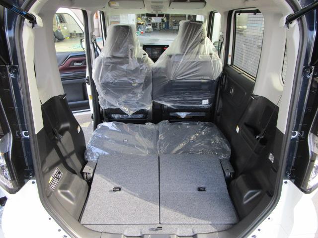 スペーシアカスタム ハイブリッドＸＳターボ　９インチ全方位モニター付ナビ／全車速追従機能付アダプティブクルーズ／ステアリングヒーター／両側パワースライドドア／衝突軽減ブレーキ　メーカー保証継承渡し　届出済未使用車（44枚目）