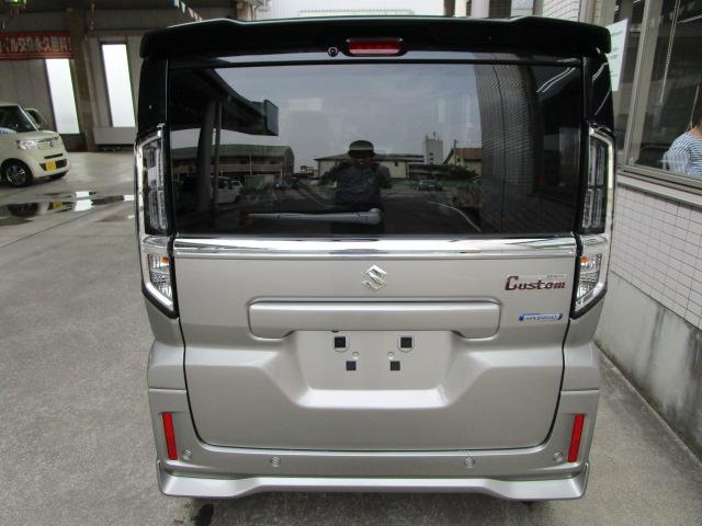 スペーシアカスタム ハイブリッドXSターボ 9インチ全方位モニター付ナビ/全車速追従機能付アダプティブクルーズ/ステアリングヒーター/両側パワースライドドア/衝突軽減ブレーキ メーカー保証継承渡し 届出済未使用車(7枚目)