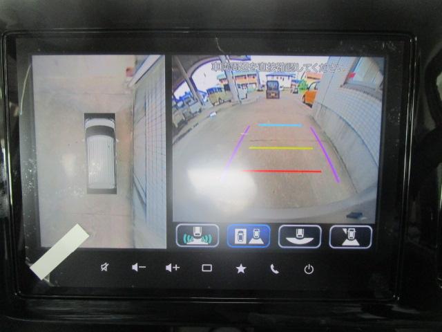スペーシアカスタム ハイブリッドXSターボ 9インチ全方位モニター付ナビ/全車速追従機能付アダプティブクルーズ/ステアリングヒーター/両側パワースライドドア/衝突軽減ブレーキ メーカー保証継承渡し 届出済未使用車(11枚目)