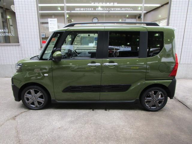 タント ファンクロスターボ　純正オプション！スマートクルーズパッケージ　クルーズコントロール・ＥＴＣ／ナビＴＶ／パノラマモニター／前後ドラレコ　　両側電動スライドドア　スマートアシスト　メーカー保証継承渡し　届出済未使用車（9枚目）