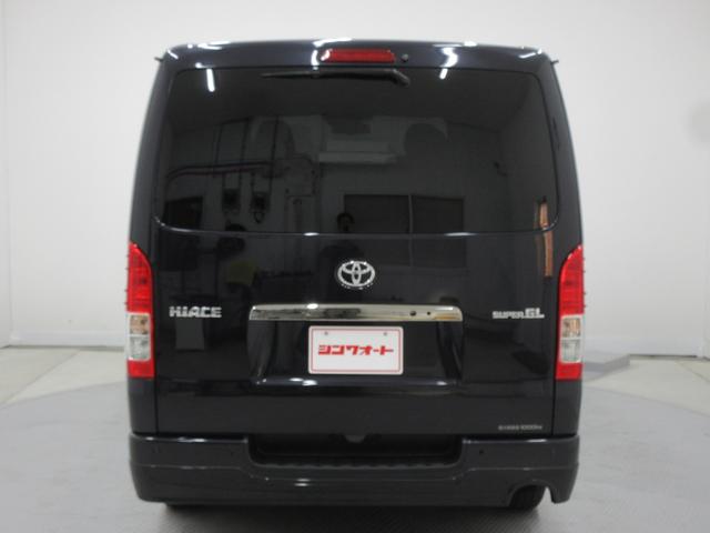 ハイエースバン スーパーＧＬ　ダークプライムＩＩ　モデリスタエアロ　４ＷＤ　トヨタセーフティセンス　純正ナビ　ＴＶ　ブルートゥース　バックカメラ　ＥＴＣ　１００Ｖ電源　リアクーラー　リアヒーター　純正１５インチアルミホイール　ＬＥＤヘッドライト（3枚目）