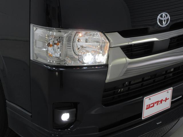 ハイエースバン スーパーＧＬ　ダークプライムＩＩ　モデリスタエアロ　４ＷＤ　トヨタセーフティセンス　純正ナビ　ＴＶ　ブルートゥース　バックカメラ　ＥＴＣ　１００Ｖ電源　リアクーラー　リアヒーター　純正１５インチアルミホイール　ＬＥＤヘッドライト（41枚目）