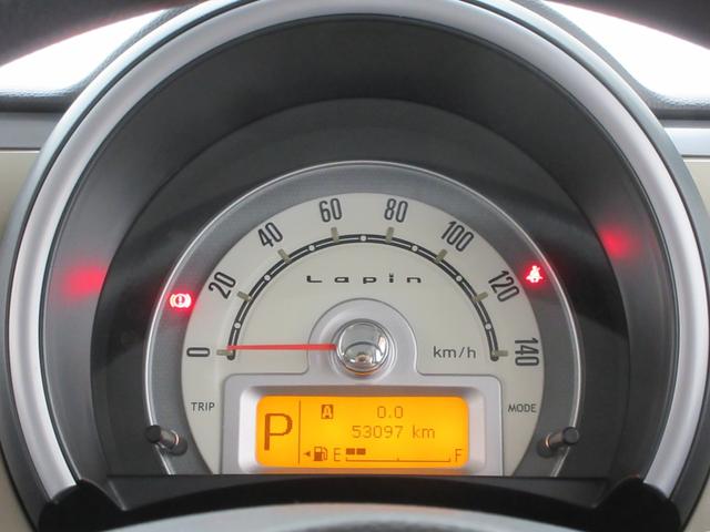 アルトラパン X 純正14インチアルミホイール プッシュスタート エアコン シートリフター 電動格納ミラー レベライザー 左右エアバック セキュリティアラーム ドアバイザー(12枚目)