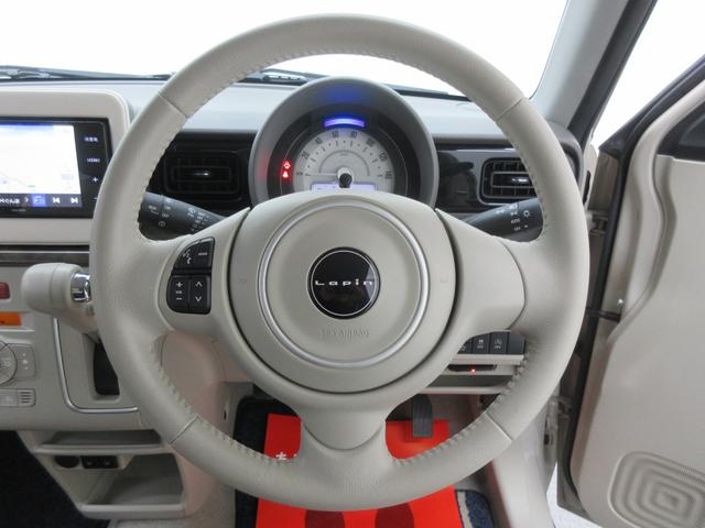 アルトラパン モード スズキセーフティサポート 社外ナビ バックカメラ フルセグTV ブルートゥース USB端子 ETC ステアリングリモコン オートエアコン 左右シートヒーター HIDヘッドライト プッシュスタート(11枚目)