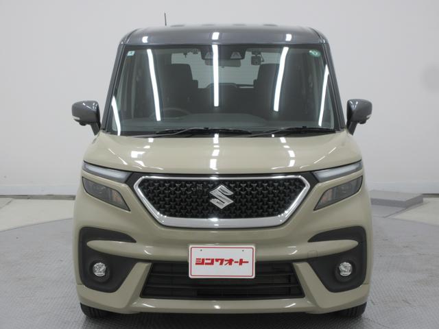 ソリオバンディット ハイブリッドＭＶ　４ＷＤ　衝突軽減ブレーキ　両側電動スライドドア　純正９型ナビ　全周囲カメラ　フルセグＴＶ　ブルートゥース　ドラレコ　ＥＴＣ　ヘッドアップディスプレイ　天井サーキュレーター　ＬＥＤヘッドライト・フォグ（2枚目）