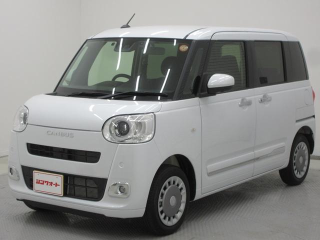 ムーヴキャンバス セオリーＧ　４ＷＤ　純正ナビ　全周囲カメラ　ＥＴＣ　純正ドラレコ　フルセグＴＶ　ブルートゥース　ＨＤＭＩ端子　両側電動スライドドア　左右シートヒーター　ホットカップホルダー　ＬＥＤヘッドライト　スマートアシスト（7枚目）