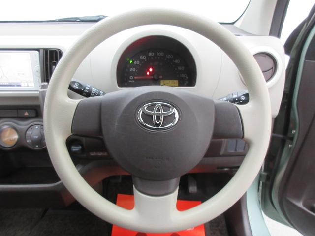 パッソ プラスハナ 純正ナビ ワンセグTV ブルートゥース CD AUX端子 オートエアコン スマートキー 前席ベンチシート コラムシフト シートリフター サイドバイザー フォグランプ(11枚目)