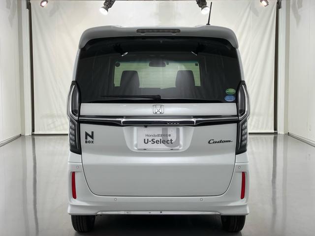 Ｎ－ＢＯＸカスタム Ｌ　ワンオーナー　Ｉストップ　片側電動両側スライドドア　キーレスエントリー　ＳＲＳ　Ｂカメ　ナビ＆ＴＶ　ＤＶＤ再生　メンテナンスノート　前席シートヒーター　地デジフルセグ　横滑り防止機能　スマキー　ＥＴＣ（5枚目）