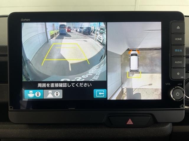 Ｎ－ＢＯＸカスタム ベースグレード　当社デモカー使用車　マルチビューカメラ　Ｗ電動ドア　ＣＭＢＳ　Ｄレコ　禁煙　ベンチシート　オートエアコン　スマートキ　ＬＥＤ　盗難防止装置　クルコン　ＥＴＣ　バックカメラ　フルセグＴＶ　エアバッグ（24枚目）