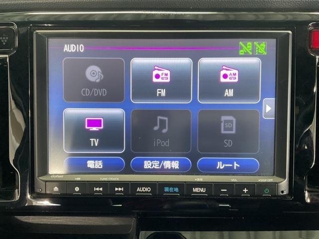 CD/DVD再生、フルセグTV、Bluetoothオーディオなど多彩なオーディオ機能を搭載♪