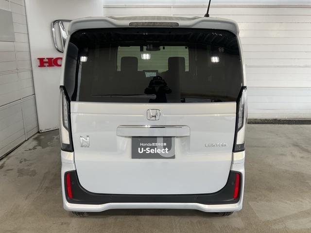 N-BOXカスタム ベースグレード 当社デモカー 前後純正ドラレコ装着車 CMBS Dレコ 禁煙 1オーナー ベンチシート オートエアコン スマートキ LED 盗難防止装置 クルコン ETC バックカメラ フルセグTV エアバッグ(7枚目)