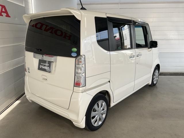 Ｎ－ＢＯＸ Ｇ・Ｌパッケージ　ワンオーナー　片側電動スライドドア　Ｉ－ＳＴＯＰ　メンテナンスノート　禁煙　１オ－ナ－　両側スライドドア　カラーバックモニター　全席ＰＷ　イモビライザー　ナビテレビ　サイドエアバック　地ＴＶ　ＡＡＣ（8枚目）