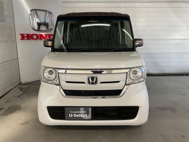 Ｎ－ＢＯＸ Ｇ・Ｌホンダセンシングカッパーブラウンスタイル　ワンオーナー　前後純正ドラレコ装着車　Ｗ電動スライド　禁煙　ＤＶＤ再生可　ナビＴＶ　ＥＴＣ付き　ＬＥＤ　リアカメラ　スマートキー＆プッシュスタート　地デジＴＶ　ドライブレコーダー　Ａクルーズ　パワステ（3枚目）