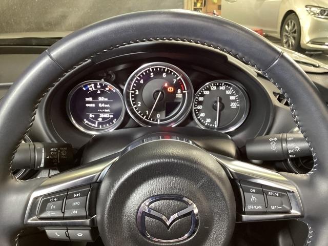 ロードスター １．５　ブラウン　トップ　６ＭＴ　ナビ・地デジ・バックカメラ・２．０ＥＴＣ・ＬＥＤヘッドライト・レザーシート・シートヒーター　１オーナー　衝突軽減ブレーキ　アルミホイール　本革シート　Ｂモニター　クルコン　ＬＥＤ　フルセグ（3枚目）