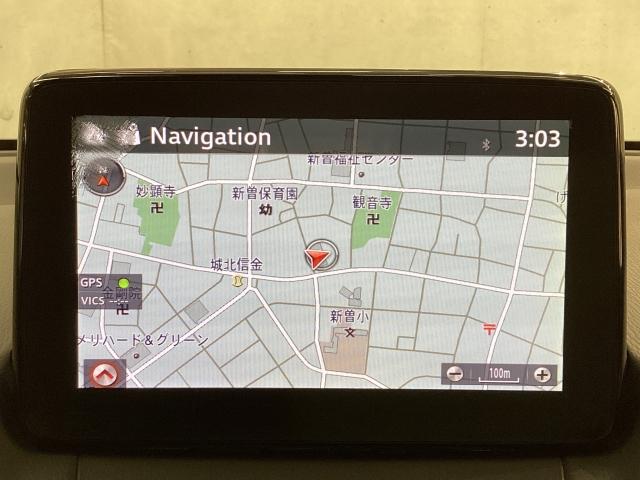 デミオ １．３　１３Ｓ　ツーリング　マツダコネクトナビ　レーダークルーズ　アイドルストップ　ＭＲＣＣ　サイドエアバッグ　Ａライト　ＡＡＣ　ミュージックプレイヤー接続可　地デジ　ＵＳＢ　オートハイビーム　シートヒータ　ＥＳＣ　１オーナー（4枚目）