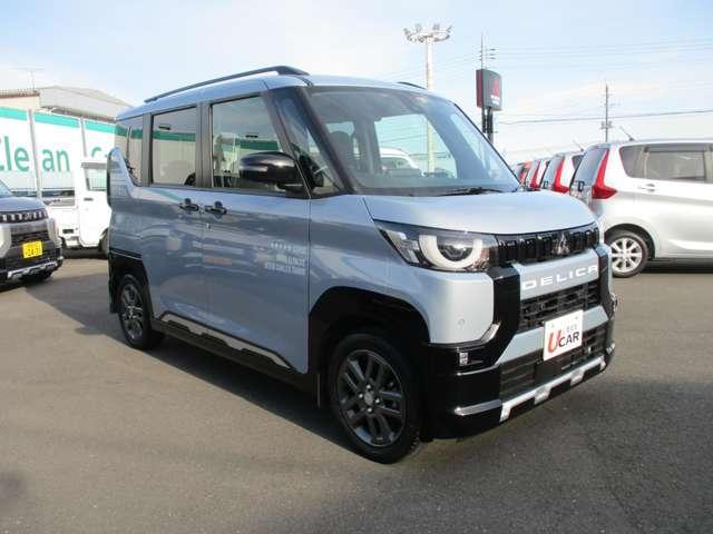 デリカミニ Ｔ　プレミアム　試乗車ＵＰ　衝突軽減装置　ターボエンジン　禁煙　記録簿付　寒冷地　パワステ　フルタイム４ＷＤ　エアバッグ　ＥＳＣ　クルコン　インテリキー　キーフリー　アルミホイール　ナビ　シートヒータ　セキュリティ（8枚目）