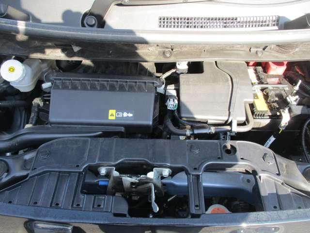 eKスペース G 試乗車UP フルオートエアコン サイドカーテンエアバック コーナーセンサー 禁煙車 シートヒーター インテリキー アイドリングストップ 盗難防止装置 ナビ メモリーナビ ベンチシート 助手席エアバッグ(16枚目)