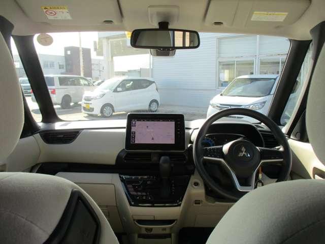 eKスペース G 試乗車UP フルオートエアコン サイドカーテンエアバック コーナーセンサー 禁煙車 シートヒーター インテリキー アイドリングストップ 盗難防止装置 ナビ メモリーナビ ベンチシート 助手席エアバッグ(19枚目)