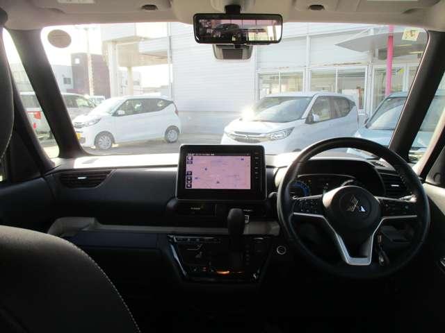 デリカミニ T プレミアム 試乗車UP 衝突軽減装置 ターボエンジン 記録簿付 寒冷地 パワステ フルタイム4WD エアバッグ ESC サイドカメラ クルコン インテリキー キーフリー アルミホイール ナビ シートヒータ ABS(20枚目)