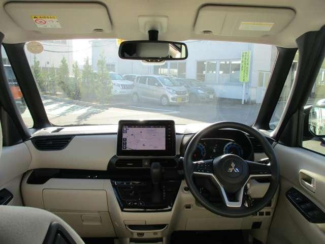 ｅＫスペース Ｇ　試乗車ＵＰ　フルオートエアコン　サイドカーテンエアバック　コーナーセンサー　禁煙車　シートヒーター　インテリキー　アイドリングストップ　盗難防止装置　ナビ　メモリーナビ　ベンチシート　助手席エアバッグ（17枚目）