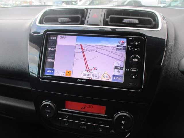 ミラージュ １．２Ｇ　ＥＴＣ　ワンオーナー　禁煙車　ナビ　アルミホイール　横滑り防止装置　ＥＴＣ　インテリキー　ワンオーナー　フルオートエアコン　盗難防止システム　メモリーナビ　キーレスエントリー　Ｗエアバック　ＡＢＳ（4枚目）