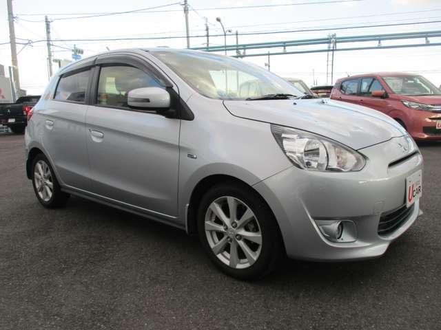 ミラージュ １．２Ｇ　ＥＴＣ　ワンオーナー　禁煙車　ナビ　アルミホイール　横滑り防止装置　ＥＴＣ　インテリキー　ワンオーナー　フルオートエアコン　盗難防止システム　メモリーナビ　キーレスエントリー　Ｗエアバック　ＡＢＳ（8枚目）