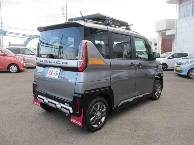 デリカミニ Ｔ　プレミアム　試乗車ＵＰ　衝突軽減装置　ターボエンジン　禁煙　記録簿付　寒冷地　パワステ　フルタイム４ＷＤ　エアバッグ　ＥＳＣ　クルコン　インテリキー　キーフリー　アルミホイール　ナビ　シートヒータ　セキュリティ（9枚目）