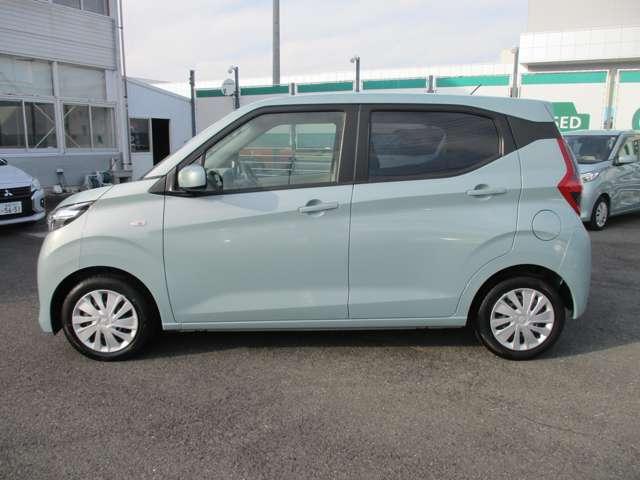 ｅＫワゴン Ｍ　レンタカーＵＰ　ＥＴＣ　禁煙　踏み間違い防止アシスト　イモビライザー　ＥＴＣ　パワーウィンドウ　Ｐセンサー　ナビ　マニュアルエアコン　キーレスエントリー　前席シートヒーター　ＡＳＣ　エアバック　ＡＢＳ（13枚目）