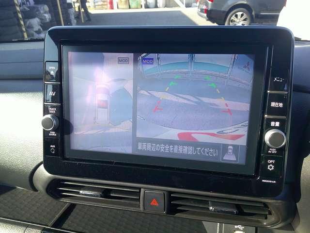 ｅＫクロススペース Ｔ　純正９インチナビアラウンドカメラ純正ドラ（3枚目）