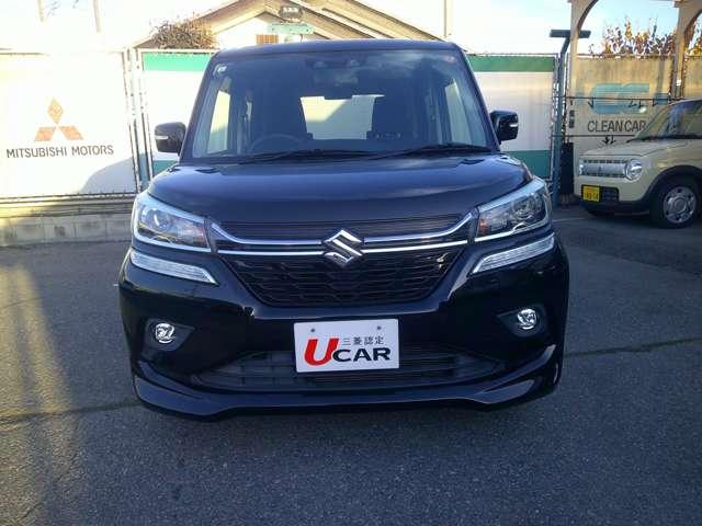 ソリオバンディット ハイブリッドＭＶ　純正８型ナビ　バックカメラ　両側電動ドア　衝突軽減装置　レーダークルーズ　シートヒーター　コーナーセンサー　ＬＥＤヘッド　純正１５インチＡＷ　スマートキー　ＥＴＣ　オートライト　Ｂｌｕｅｔｏｏｔｈ（4枚目）