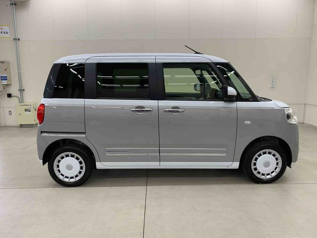 ムーヴキャンバス ストライプスＧ　４ＷＤ　両側電動スライドドア・ＬＥＤヘッドライト・バックカメラ・シートヒーター・スマートアシスト・アイドリングストップ・プッシュボタンスタート・オートライト・オートマチックハイビーム・オートエアコン（7枚目）