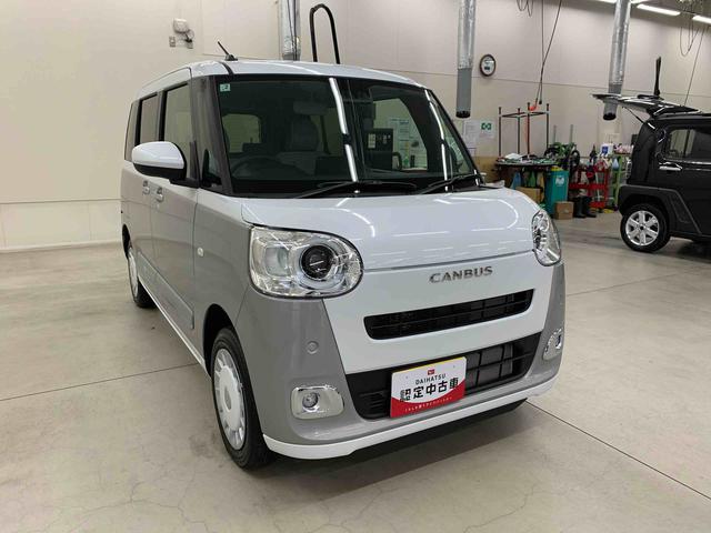 ムーヴキャンバス ストライプスＧ　４ＷＤ　両側電動スライドドア・ＬＥＤヘッドライト・バックカメラ・シートヒーター・スマートアシスト・アイドリングストップ・プッシュボタンスタート・オートライト・オートマチックハイビーム・オートエアコン（9枚目）