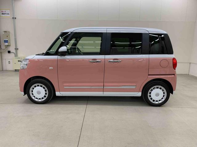 ムーヴキャンバス ストライプスＧ　２ＷＤ　両側電動スライドドア・ナビ・ドラレコ・ＬＥＤヘッドライト・バックカメラ・シートヒーター・スマートアシスト・アイドリングストップ・プッシュボタンスタート・オートライト・オートマチックハイビーム（8枚目）