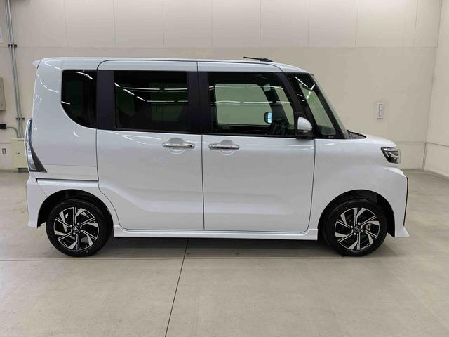 タント カスタムＸ　２ＷＤ　ひょう害修理済み車　届出済未使用車　キーフリー　バックカメラ　運転席助手席シートヒーター　両側電動スライドドア　ＬＥＤヘッドライト（7枚目）