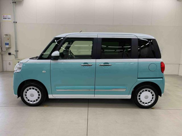ムーヴキャンバス ストライプスＧ　２ＷＤ　両側電動スライドドア・ＬＥＤヘッドライト・バックカメラ・シートヒーター・スマートアシスト・アイドリングストップ・プッシュボタンスタート・オートライト・オートマチックハイビーム・オートエアコン（8枚目）