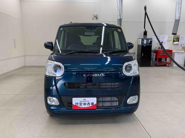 ムーヴキャンバス セオリーＧ　２ＷＤ　両側電動スライドドア・ＬＥＤヘッドライト・オートライト・オートマチックハイビーム・ディスプレイオーディオ・プッシュスタートボタン・アイドリングストップ・スマートアシスト・シートヒーター（5枚目）