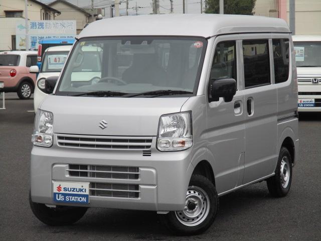 エブリイ ＰＡリミテッド　５型　金牛宮祭　歩行者傷害軽減ボディー　運転席・助手席ＳＲＳエアバッグ　ＥＳＰ　４輪ＡＢＳ　エアコン　パワーステアリング　運転席シートベルト警告灯　半ドア警告灯　ライト消し忘れ警告ブザー　燃料残量警告灯（45枚目）