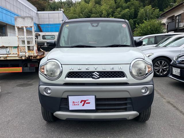 ハスラー Ｇ　セキュリティー　アイドリング　運転席側シートヒーター　フルフラットシート　キーレスエントリーシステム　パワーウィンドウ　Ｗエアバック　パワーステアリング　エアコン　衝突安全ボディ　エアＢ　ＡＢＳ（2枚目）