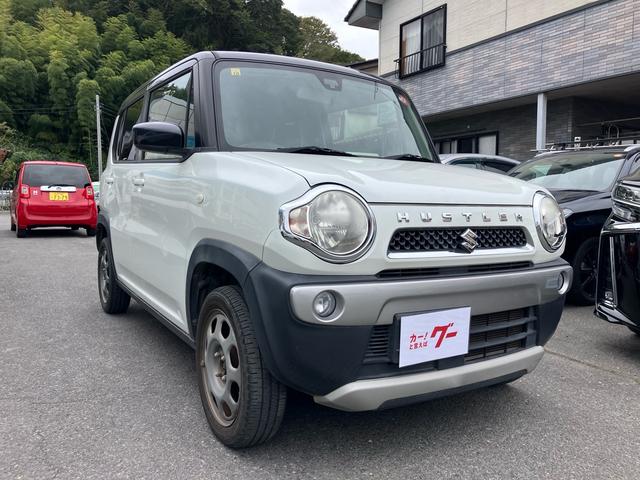 ハスラー Ｇ　セキュリティー　アイドリング　運転席側シートヒーター　フルフラットシート　キーレスエントリーシステム　パワーウィンドウ　Ｗエアバック　パワーステアリング　エアコン　衝突安全ボディ　エアＢ　ＡＢＳ（3枚目）