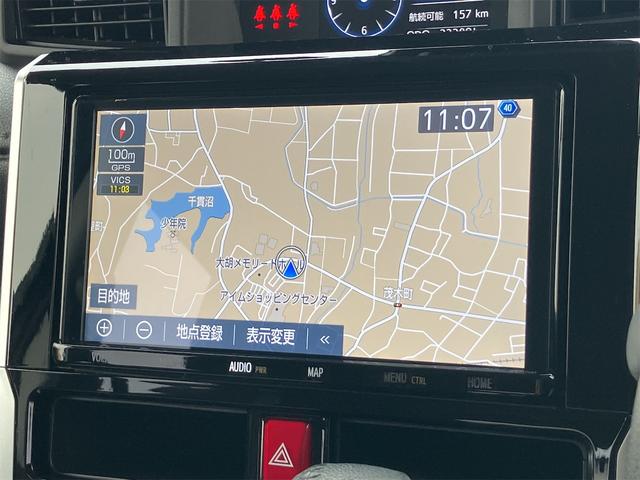 ルーミー カスタムG ドライブレコーダー バックカメラ ナビ TV 両側電動スライドドア クリアランスソナー オートクルーズコントロール 衝突被害軽減システム アルミホイール オートライト LEDヘッドランプ スマートキー(3枚目)