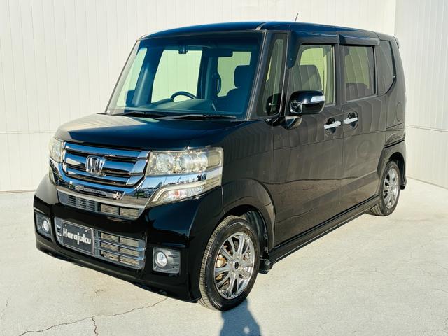 Ｎ－ＢＯＸカスタム Ｇ・Ｌパッケージ　【保証付き】【修復歴無し】ナビＴＶ　ＢＬＵＥＴＯＯＴＨ　スマートキー　プッシュスタート　フルフラットシート　フロントベンチシート　　片側電動両側スライドドア　盗難防止システム　オートエアコン　パワステ（10枚目）