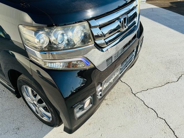 Ｎ－ＢＯＸカスタム Ｇ・Ｌパッケージ　【保証付き】【修復歴無し】ナビＴＶ　ＢＬＵＥＴＯＯＴＨ　スマートキー　プッシュスタート　フルフラットシート　フロントベンチシート　　片側電動両側スライドドア　盗難防止システム　オートエアコン　パワステ（45枚目）