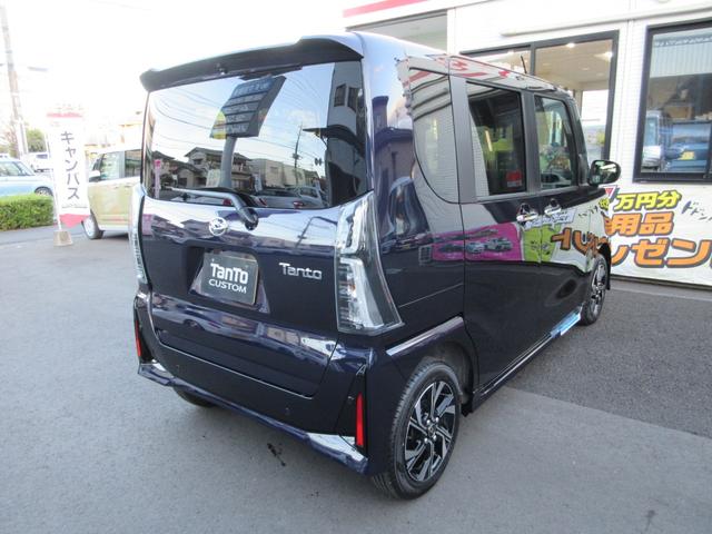タント カスタムXリミテッド ナビ・フルセグ・バックカメラ・ステアリングスイッチ・シートヒーター・ETC車載器・届出済未使用車(5枚目)