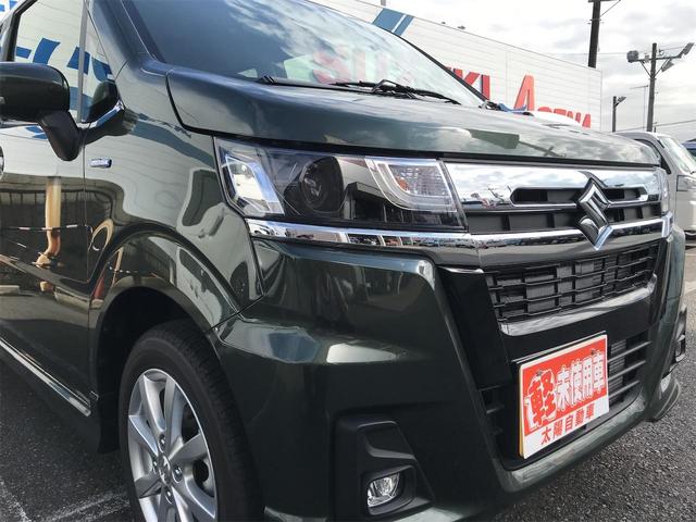 ワゴンＲカスタムＺ ハイブリッドＺＸ　届出済未使用車　クリアランスソナー　オートクルーズコントロール　レーンアシスト　衝突被害軽減システム　オートライト　ＬＥＤヘッドランプ　スマートキー　アイドリングストップ　電動格納ミラー（52枚目）