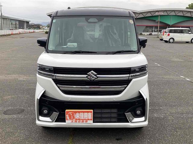 スペーシアカスタム ハイブリッドＸＳ　展示・試乗車　両側電動スライドドア　クリアランスソナー　オートクルーズコントロール　レーンアシスト　衝突被害軽減システム　オートライト　ＬＥＤヘッドランプ　スマートキー　アイドリングストップ（15枚目）