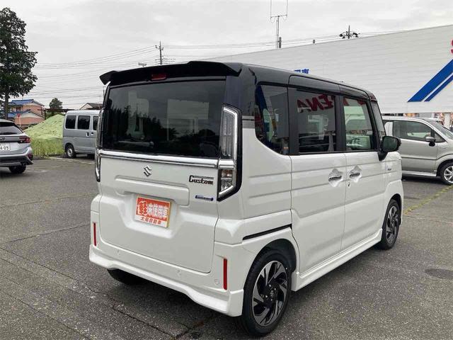 スペーシアカスタム ハイブリッドＸＳ　展示・試乗車　両側電動スライドドア　クリアランスソナー　オートクルーズコントロール　レーンアシスト　衝突被害軽減システム　オートライト　ＬＥＤヘッドランプ　スマートキー　アイドリングストップ（18枚目）