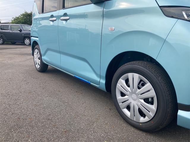 ムーヴ Ｘ　両側スライド・片側電動　クリアランスソナー　衝突被害軽減システム　オートライト　ＬＥＤヘッドランプ　スマートキー　アイドリングストップ　電動格納ミラー　ベンチシート　ＣＶＴ　盗難防止システム　ＡＢＳ（21枚目）