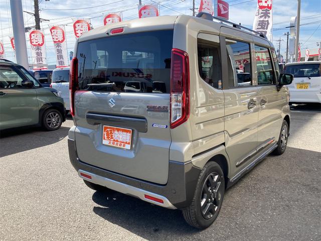 スペーシアギア ハイブリッドＸＺ　両側電動スライドドア　クリアランスソナー　オートクルーズコントロール　レーンアシスト　オートライト　スマートキー　アイドリングストップ　電動格納ミラー　シートヒーター　ベンチシート　ＣＶＴ　ＥＳＣ（15枚目）