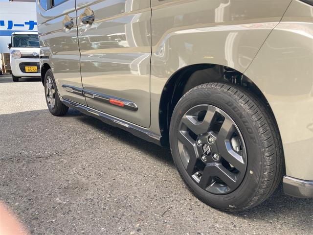 スペーシアギア ハイブリッドＸＺ　両側電動スライドドア　クリアランスソナー　オートクルーズコントロール　レーンアシスト　オートライト　スマートキー　アイドリングストップ　電動格納ミラー　シートヒーター　ベンチシート　ＣＶＴ　ＥＳＣ（21枚目）